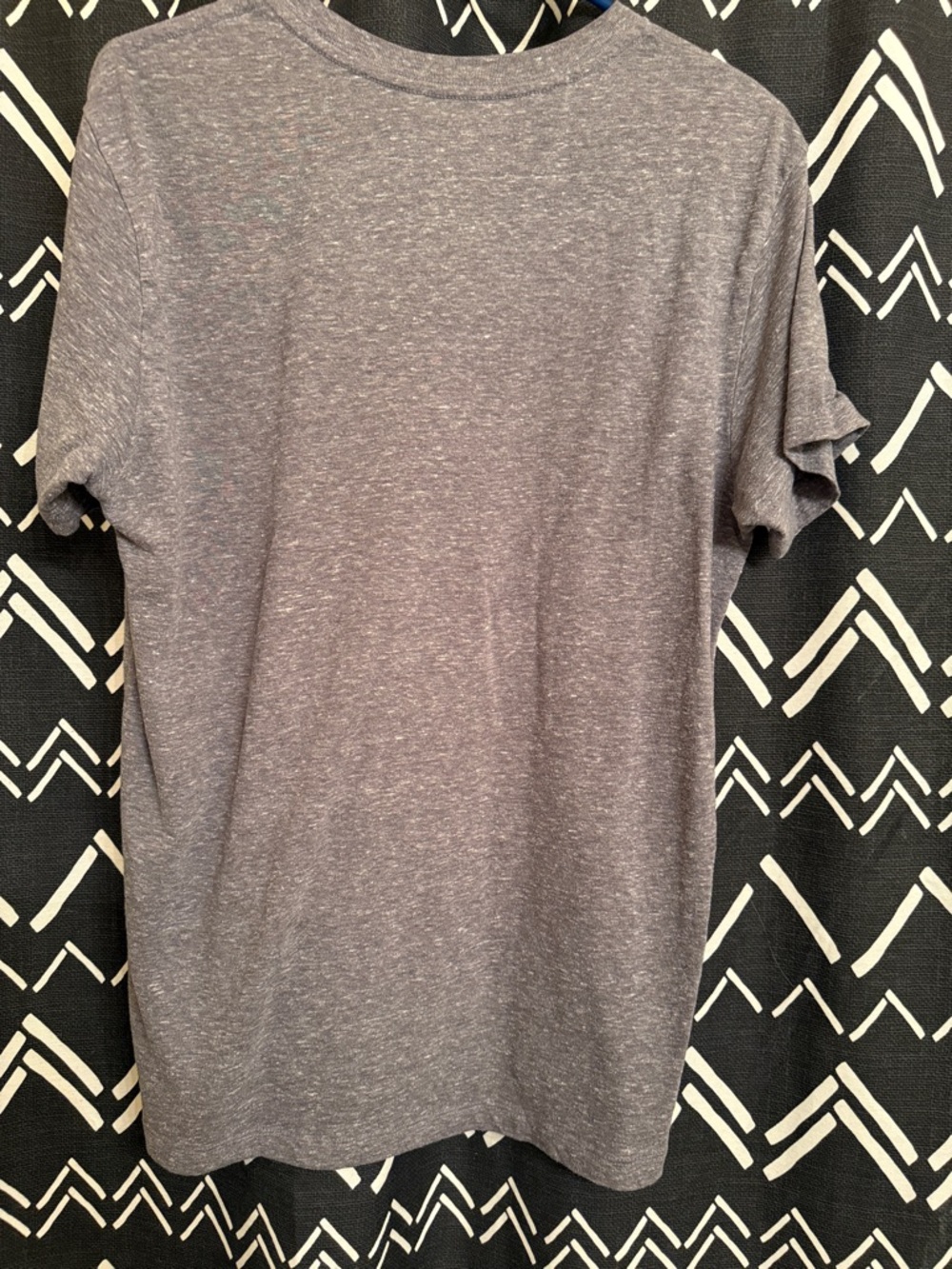 RVCA Men’s Heathered Gray Short Sleeve Logo Tee - Picture 3 of 4